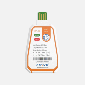 Elitech RC-17 Single-Use <BR>Temp Data Logger